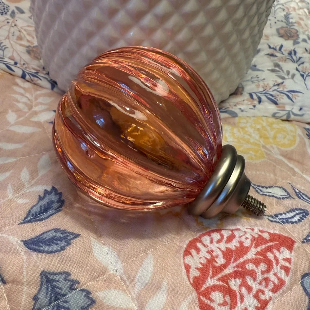 6 Pottery Barn Pink Finials